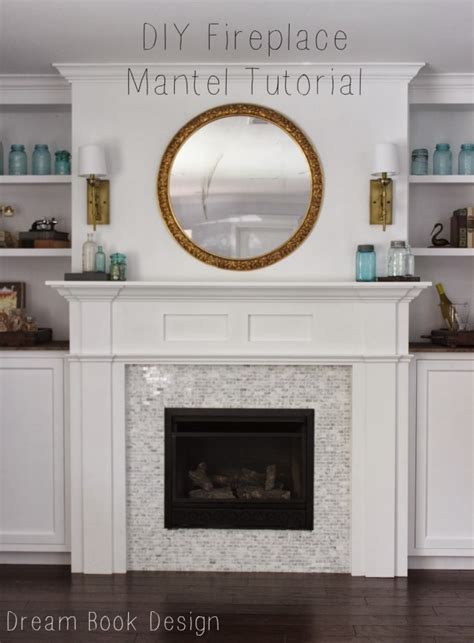 Marble fireplaces fire surrounds designer. DIY Fireplace Mantel Tutorial - Dream Book Design