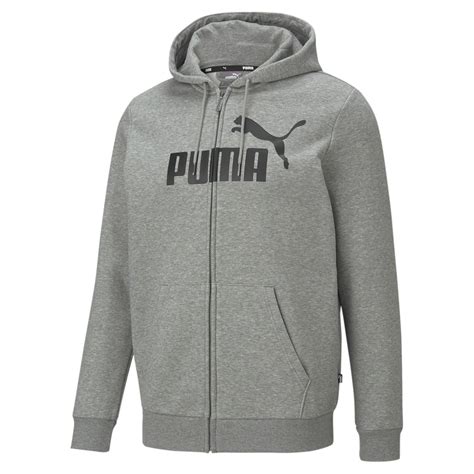 Puma Mens No1 Zip Hoodie Hoody Hooded Top Long Sleeve Lightweight Cotton Full Ebay
