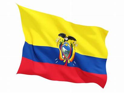 Ecuador Flag Flags Illustration Fluttering Country Icon