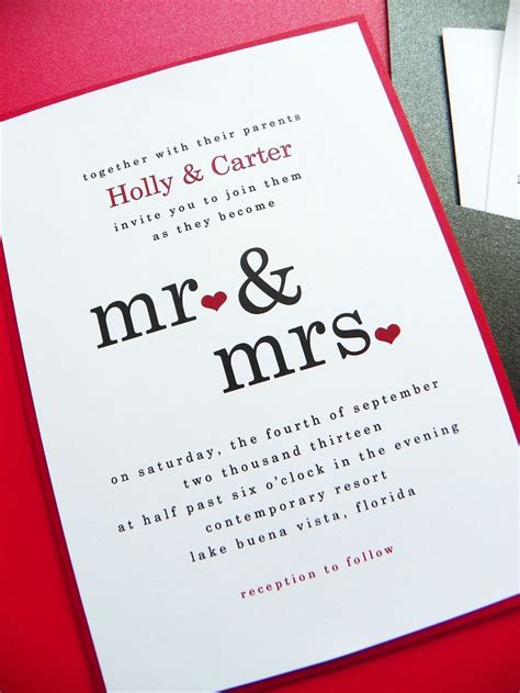 Wedding invitations can be broken down into five sections: 25 + Funny Wedding Invitations That Simply Can't Be ...