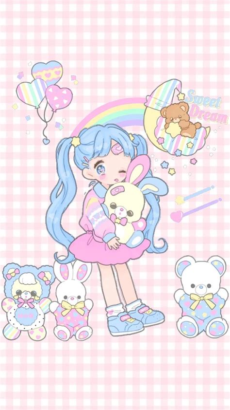 29 Pastel Anime Cute Phone Wallpapers