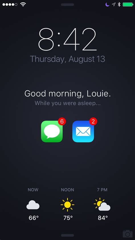 Iphone Lock Screen By Louie Mantia Business Insider