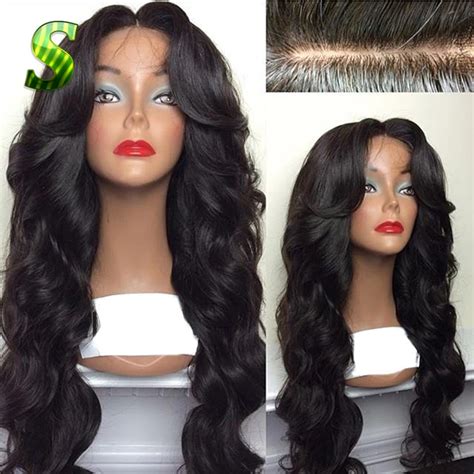 8a Silk Base Wig Brazilian Glueless Silk Top Full Lace Wigs Natural