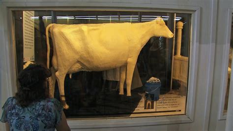 Butter Cow Iowa State Fair 2013 Youtube