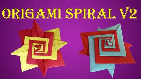 How To Make Origami Spiral V2 Tomoko Fuse How To Make Origami