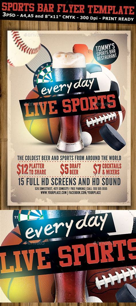 Read reviews from max's sports bar at 115 e ge patterson ave in south main historic district association memphis 38103 from trusted max's sports bar. Sports Bar Flyer Template v2 | Modern, Advertising and We