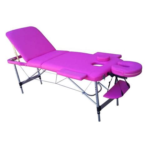 N3s Table De Massage Rose Pliante Portable Alu Achat Vente Table De Massage N3s Table De