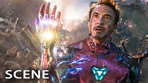 Endgame fan decided to ring in the 2020 new year with some help from robert downey jr.'s tony stark/iron man. Iron Man Snap Scene - AVENGERS 4 ENDGAME Movie Clip (2019 ...