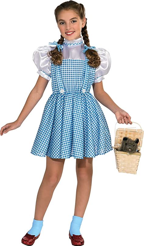 The Wizard Of Oz Dorothy Sequin Childrens Fancy Dress Costume Include