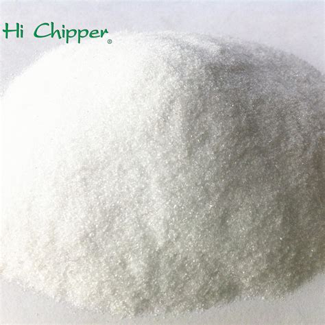 중국 제조업체의 미디어 및 미술 공예에 사용되는 분쇄 된 투명 유리 모래 Hi Chipper