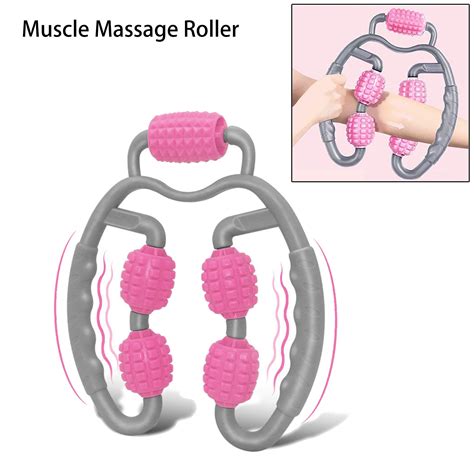 Foam Roller Massager Trigger Point Roller Massager For Calves Legs Arms Pink
