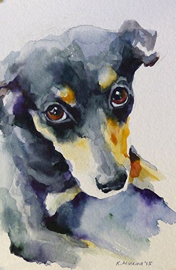 Pin By Jeannie On 수채화 Dog Paintings Dog Art Watercolor Dog