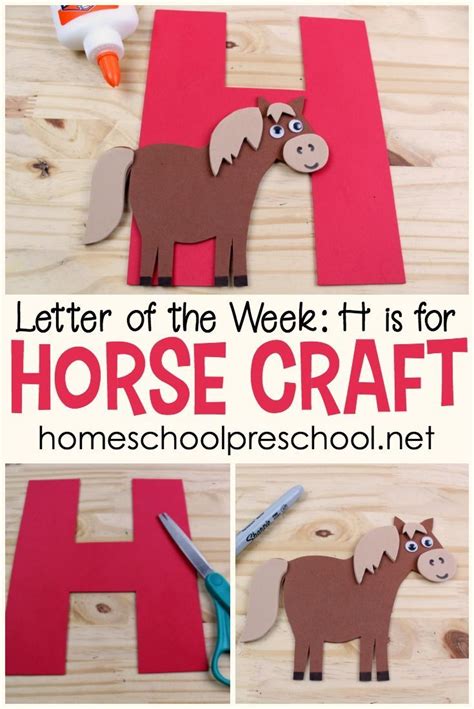 Easy Preschool Letter Of The Week H Is For Horse Craft Preschool Arts