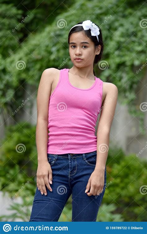 A Thin Beautiful Filipina Person Stock Photo Image Of Good