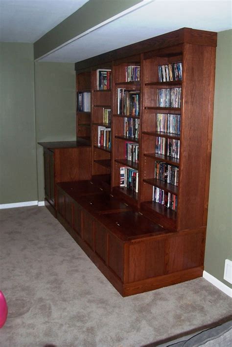 Check spelling or type a new query. Full Wall Bookcase & Seat Storage - FineWoodworking