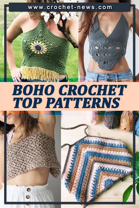 35 boho crochet top patterns crochet news