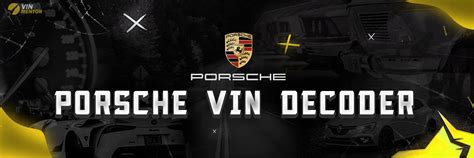 Discover Images Free Porsche Vin Decoder In Thptnganamst Edu Vn