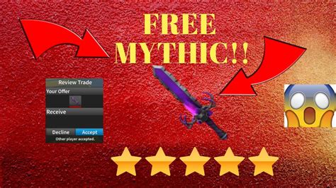 Free Mythic Giveawayroblox Assassin Youtube