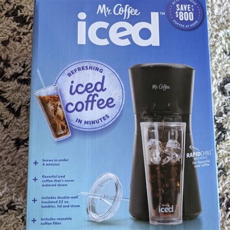 Mr Coffee Iced Coffee Machine With Tumbler Mr Coffee 79767616 Iced