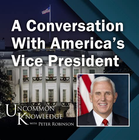 A Conversation With Vice President Mike Pence Hoover Institution A