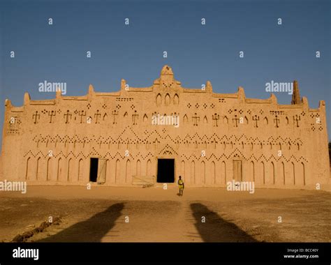 Burkina Faso Sahel Town Of Bani Sudanese Style Mosquesminarets