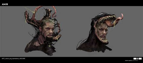 Artstation Venom Character And Transformation Studies Paolo