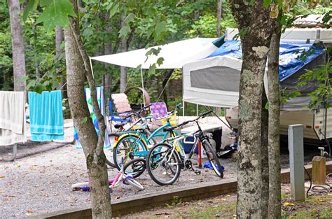 Nice campground with lots of trees and shade (but no view of the lake). Camping Smith Mountain Lake State Park | Uploaded by SA ...