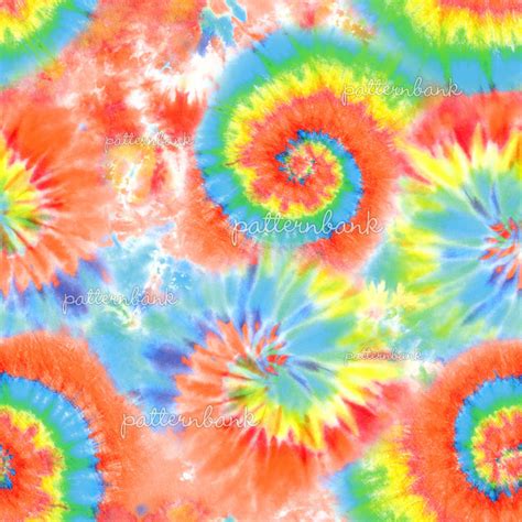 Spiral Tie Dye Pattern By Leticia Back Seamless Repeat Royalty Free