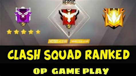 Clash Squad Ranked 🏁grandmaster💥gameplay Youtube
