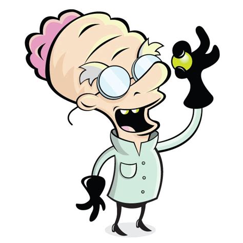 Scientists stock vectors, clipart and illustrations. Jevs Illustration: Mad Scientist!