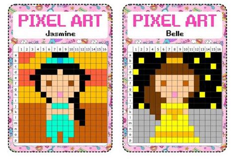 To make good pixel art you need to be able to make good drawings. atelier libre : pixel art - Fiches de préparations (cycle1 ...