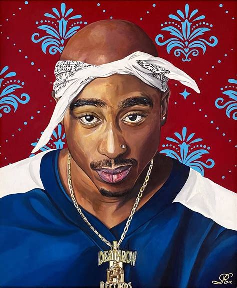 Tupac Shakur 2pac Portrait Painting In 2022 Portraiture Art