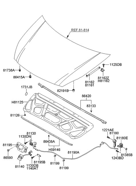 D Cs Genuine Kia Handle Assembly Hood Latch