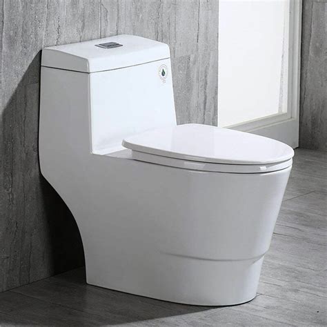 Woodbridge 128 Water Efficient Elongated One Piece Toilet Seat