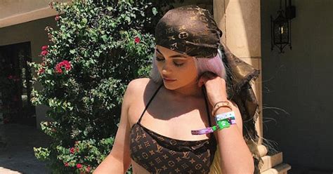 Kylie Jenner Bares Curves In A Louis Vuitton Monokini