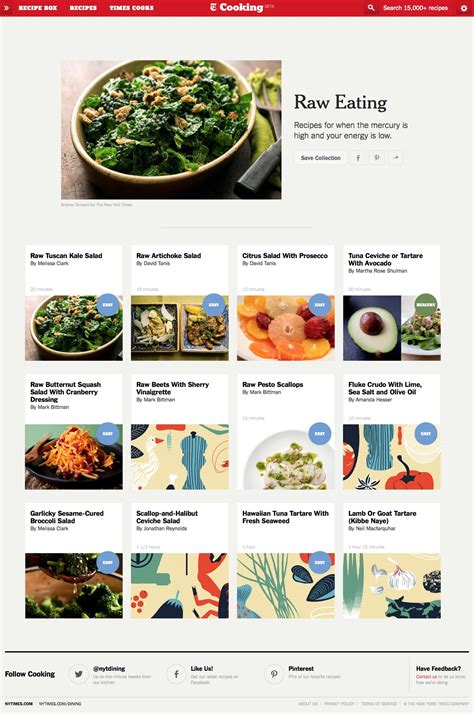 Browse, search and save more than 19,000 recipes from the new york times, featuring beautiful photography, . The New York Times has a (lovely) new cooking site ...