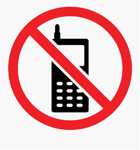 No Cell Phone Clipart Don T Use Mobile Phone Free Transparent