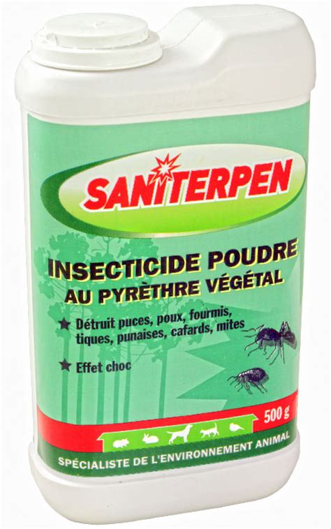 Insecticide Puces Maison Naturel Saniterpen Poudre La Ferme
