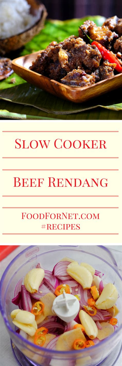 Slow Cooker Beef Rendang Food For Net Recipe Slow Cooker Beef