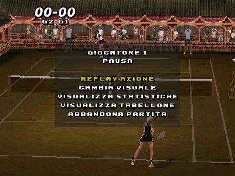 Screenshot Of All Star Tennis 99 Playstation 1998 Mobygames