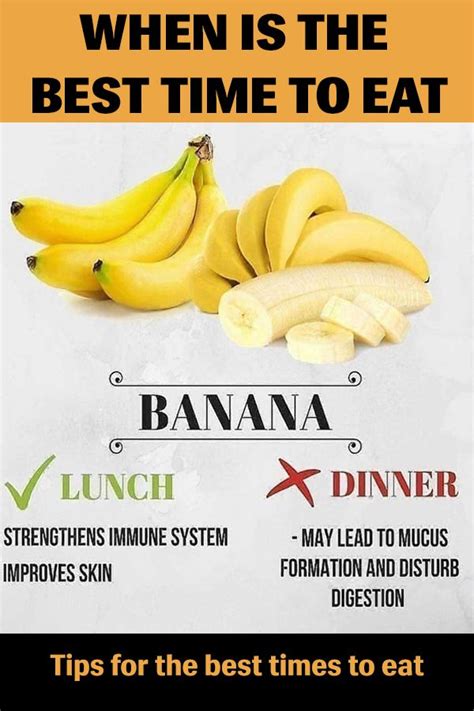 When Is The Best Time To Eat A Banana Best Time To Eat Health Time To Eat