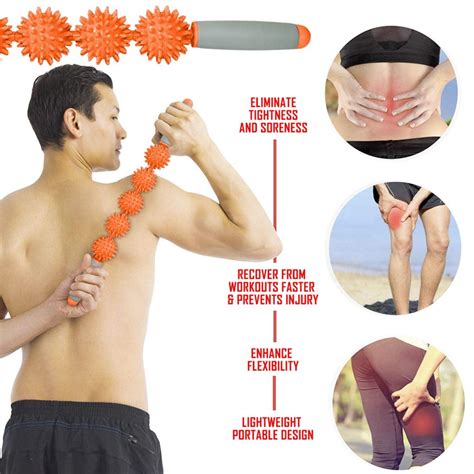 Deep Tissue Massage Roller Stick Trigger Point Muscle Roller For Cramps
