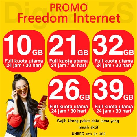 Promo Kuota Indosat Freedom Internet 50gb Combo Dan Unlimited Jumbo ...