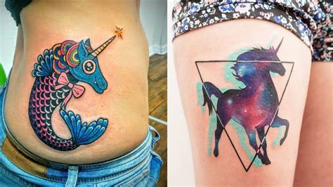 Unicorn Tattoo Line Best Tattoo Ideas Kulturaupice