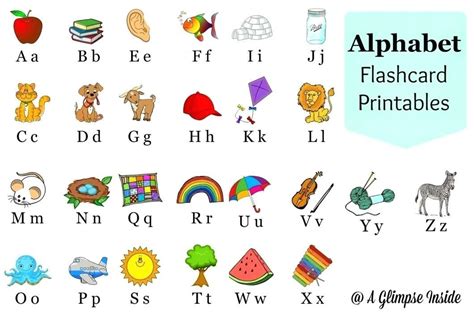 22 Printable Abc Flash Cards Preschoolers Printable Alphabet Flash