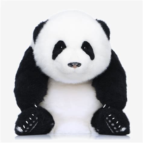 Hehua Panda Plush 5 Months Old Handmade Realistic Panda Plush