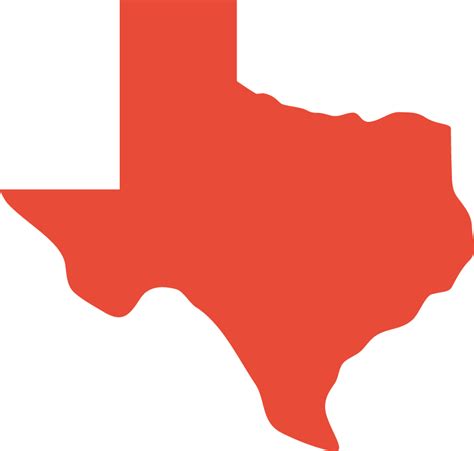Texas Map Outline Png State Of Texas Outline Png Free Transparent Images