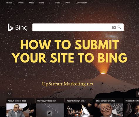 How To Submit Your Site To Bing Upstream Marketing