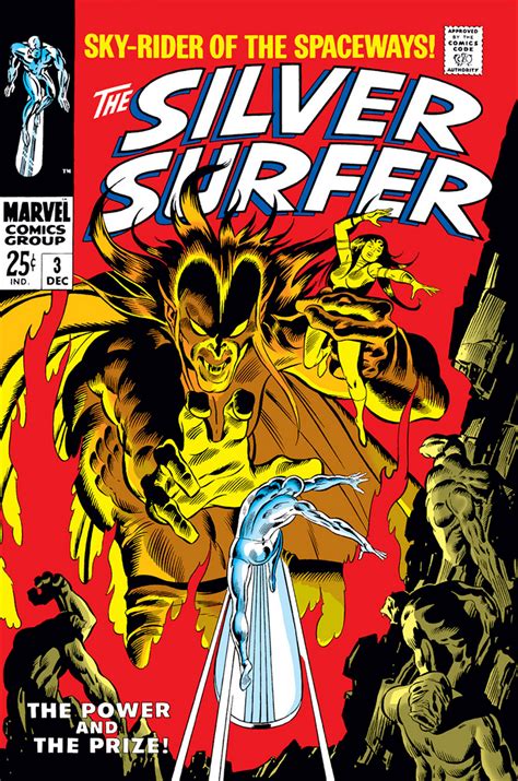 Silver Surfer 1968 3 Comic Issues Marvel
