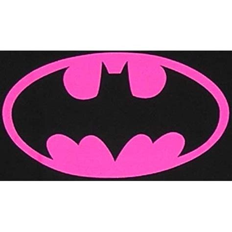 Printable Pink Batman Logo
